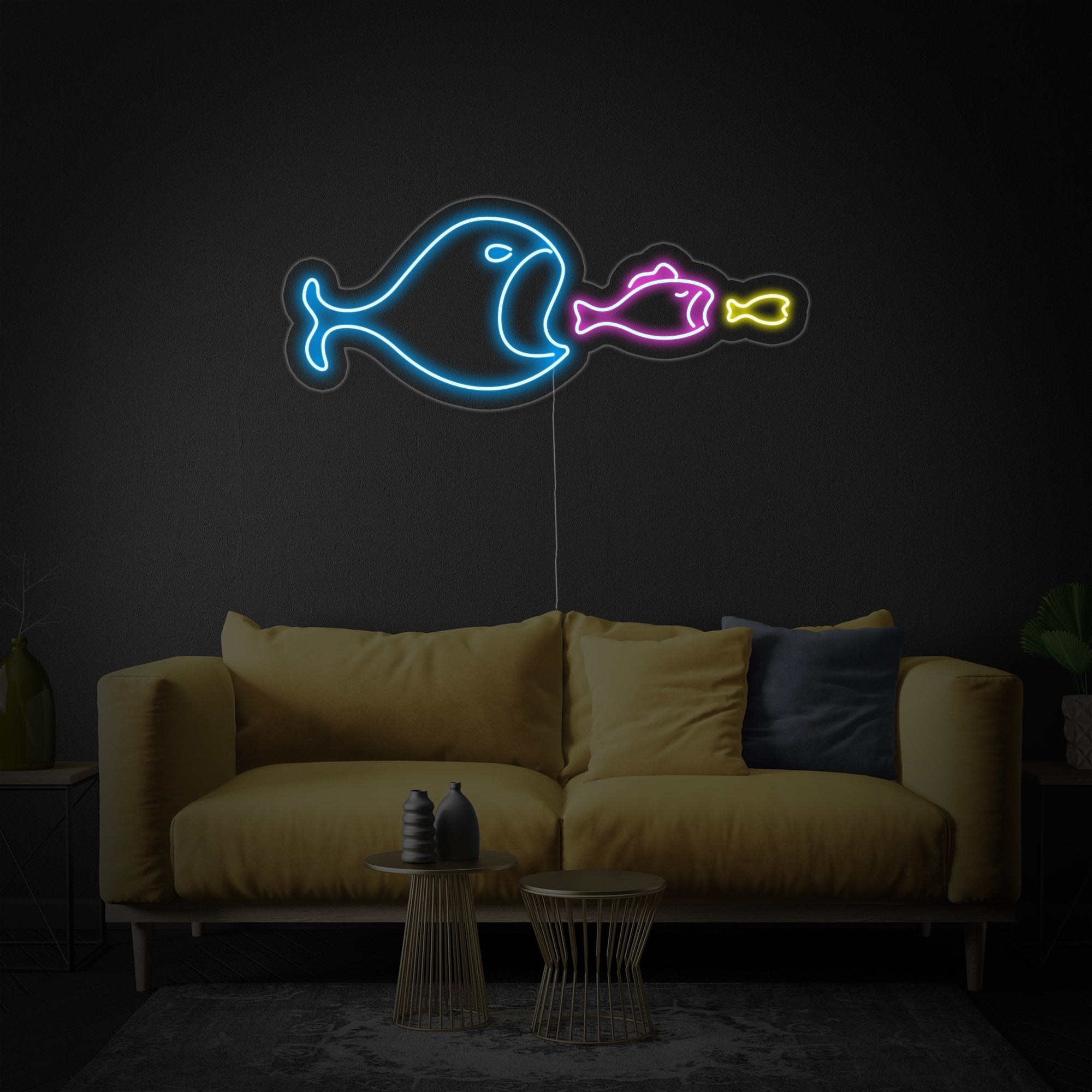"Angel Wings" 3D Infinity LED Neon Signslider_item_1