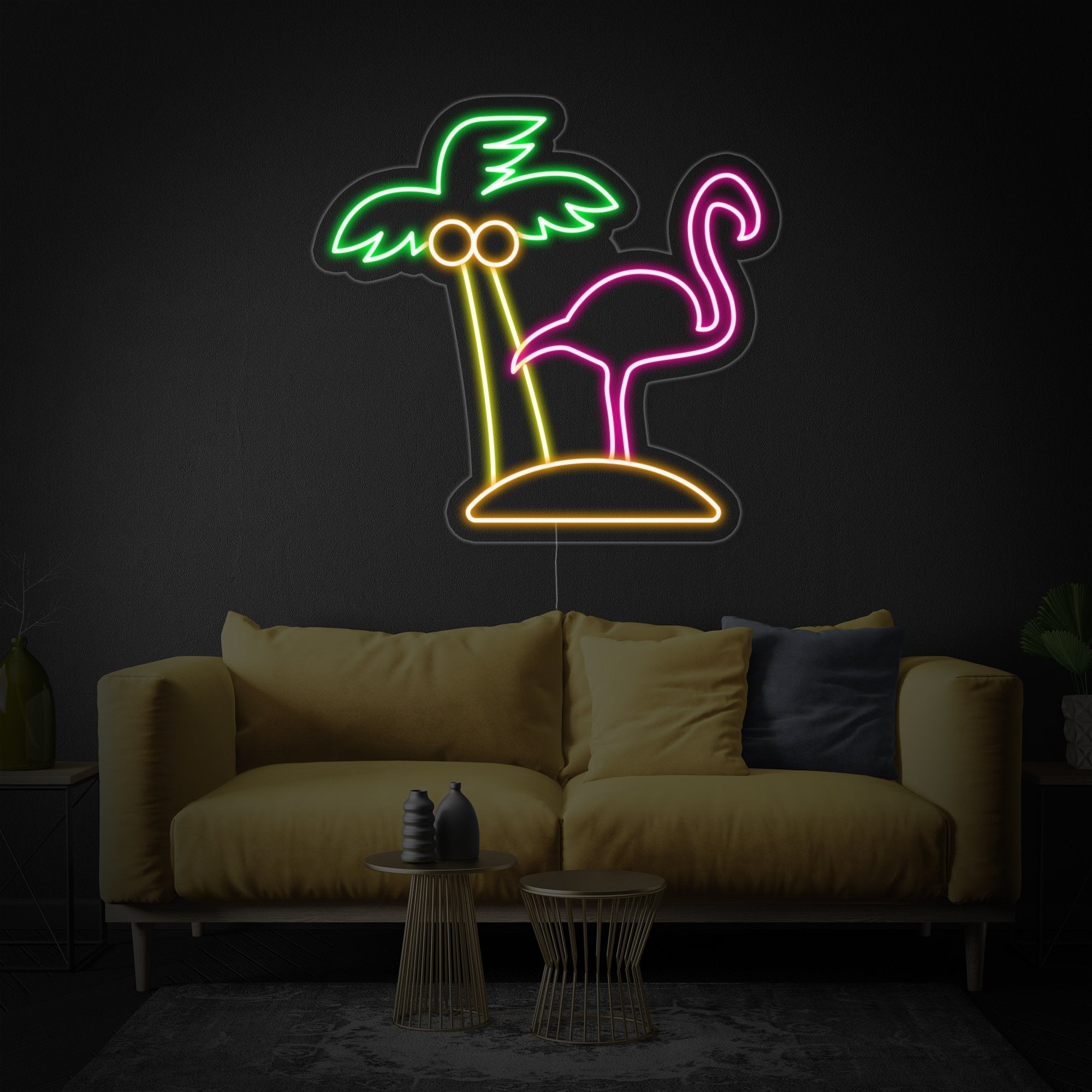 "Cocktails Dreams" 3D Infinity LED Neon Sign